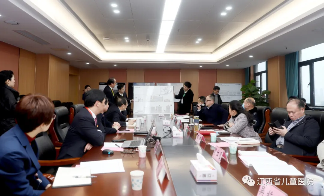 南昌市副市长龙国英在江西省儿童医院红谷滩院区专题调研
