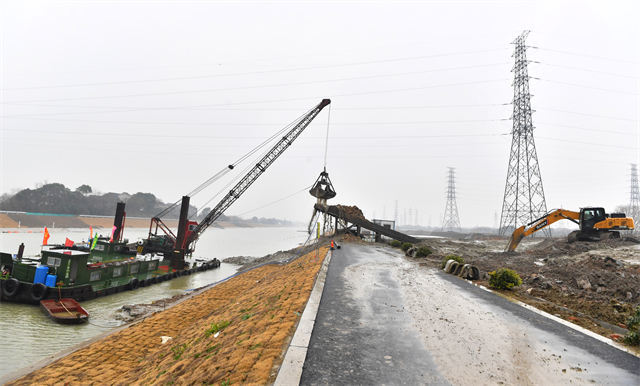 新孟河延伸拓浚工程武进段全面复工