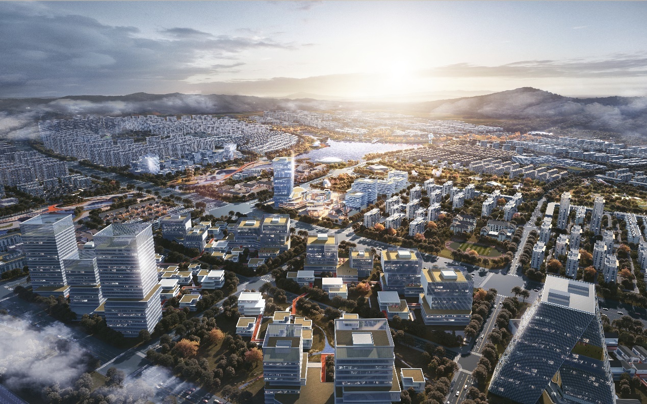 赣江新区中医药国际生态科技城效果图