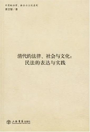 《清代的法律、社会与文化：民法的表达与实践》，黄宗智著，上海书店出版社，2007年1月。