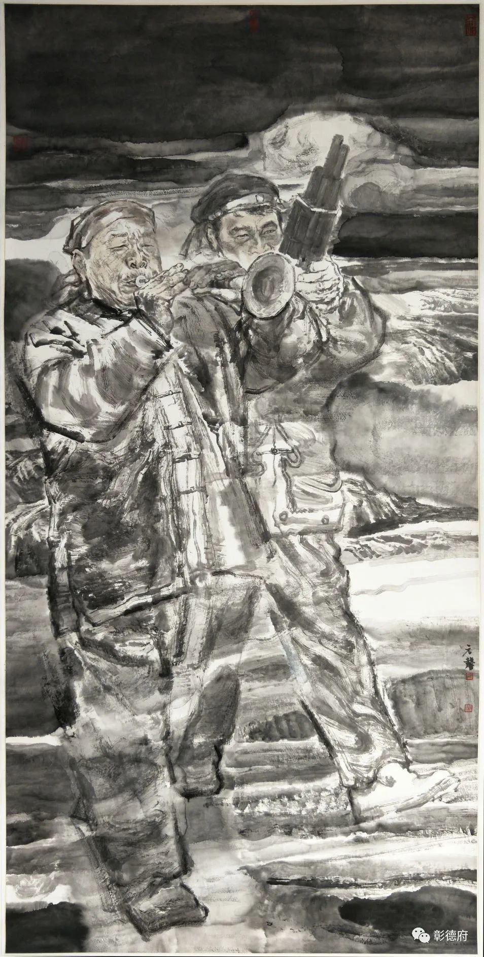 《故土新声》136cmx69cm 2016年