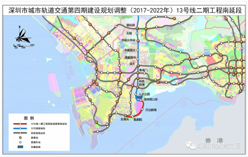 深圳多条地铁建成时间明确 线路图来了