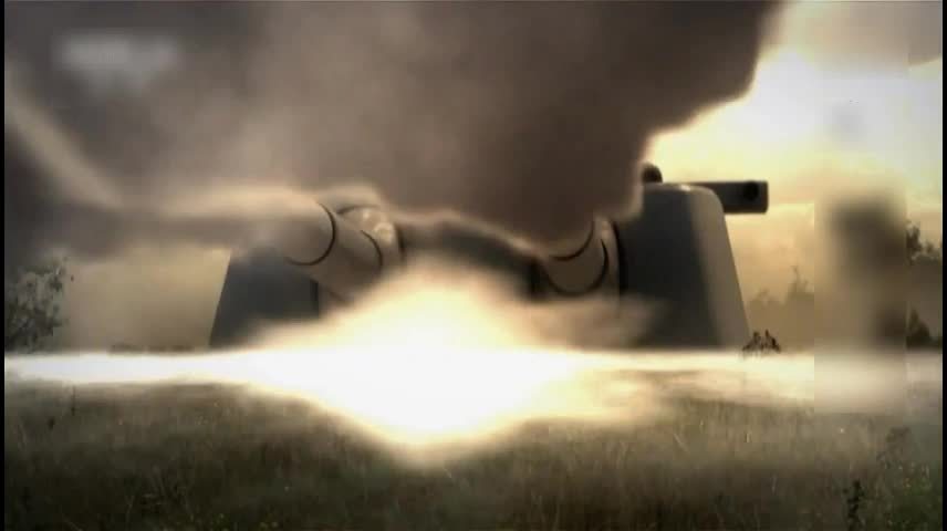 德军后方部队突遭神秘炮击 炮火来自“高尔基”1号炮台305毫米巨炮