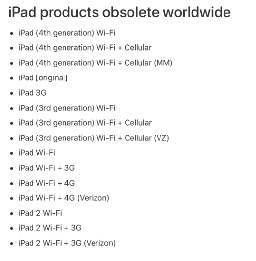 苹果宣布iPad 4将加入停产名单！首款闪电接口iPad正式退场