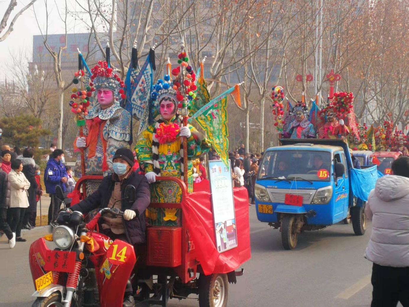 古韵迎春焕彩虎年丨宝鸡市陈仓区民间社火闹新春