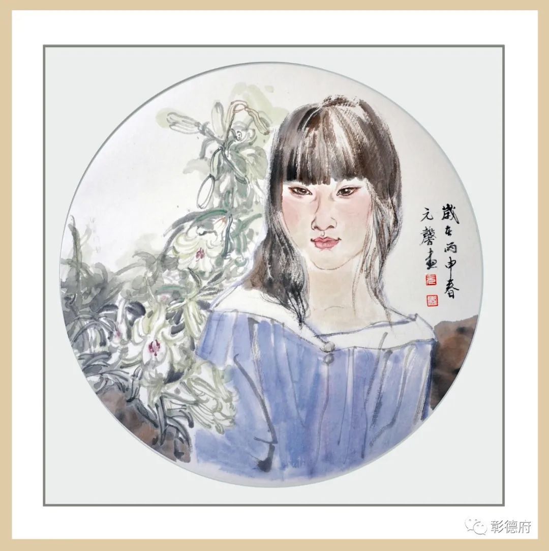 《岁月芳华》系列42x42cm2016年