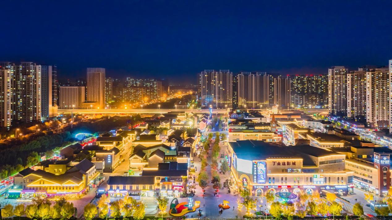 印象济南&middot;泉世界商圈夜景