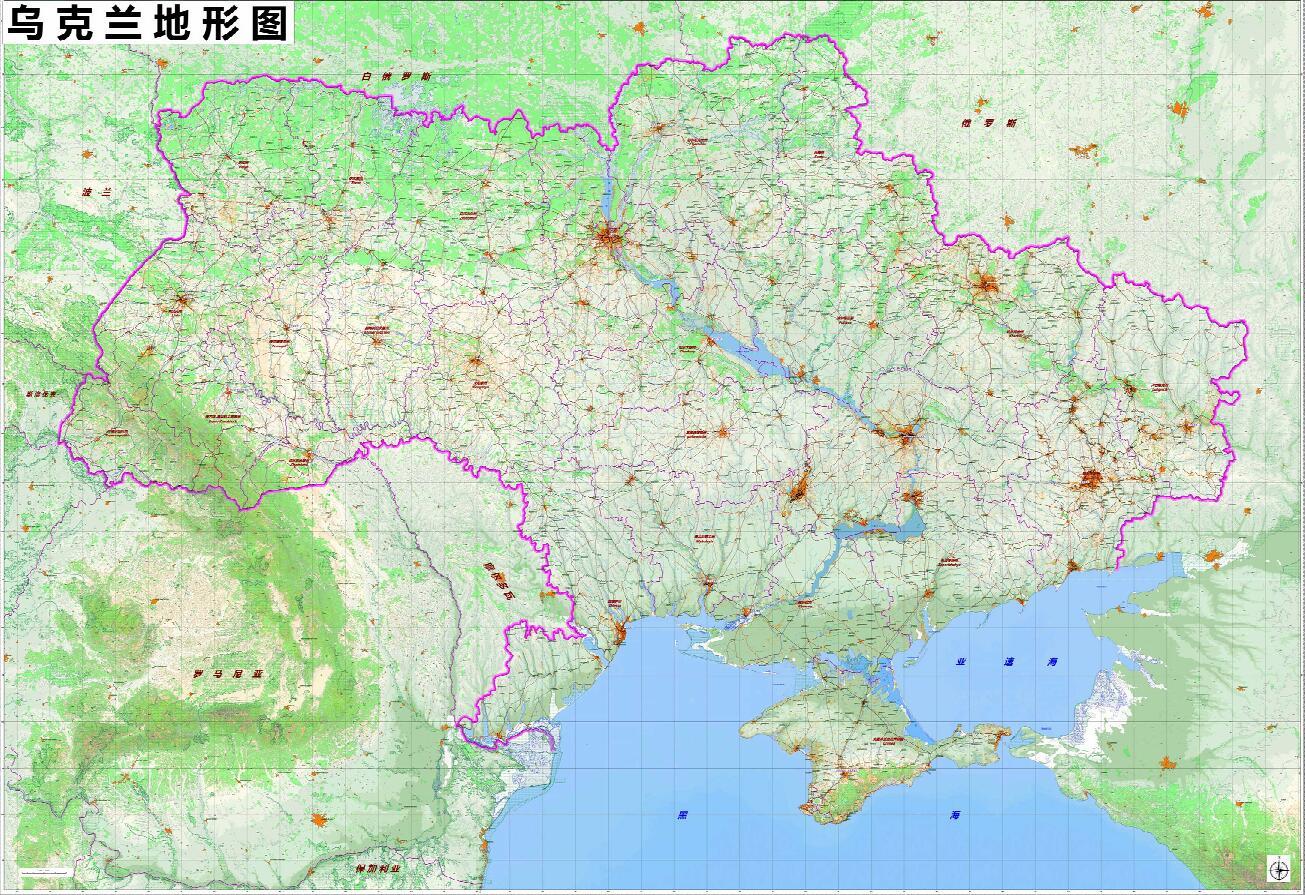 乌克兰东部地形图片