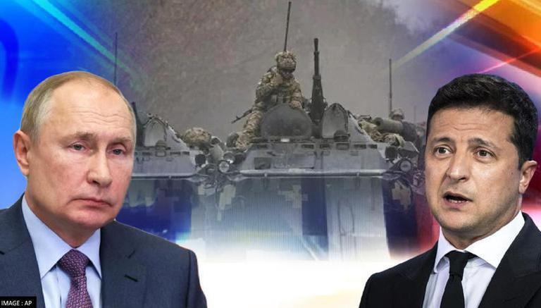 俄罗斯总统普京与乌克兰总统泽连斯基