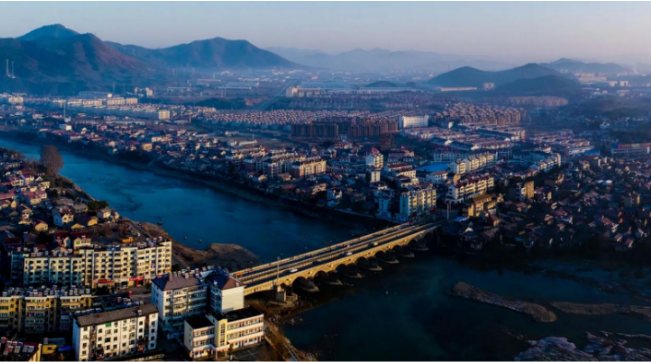 长桥垂虹连古今纪念安徽宁国河沥溪桥落成五百年