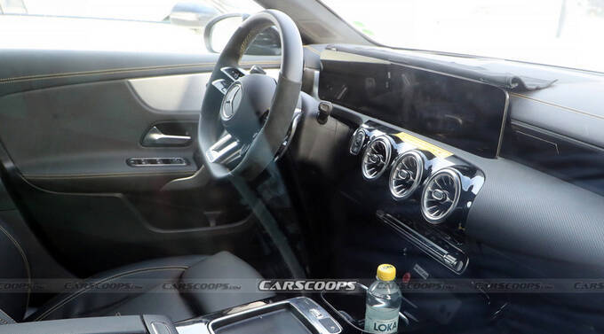 梅赛德斯-AMG新款A45曝光年内亮相/换S级同款方向盘-图4