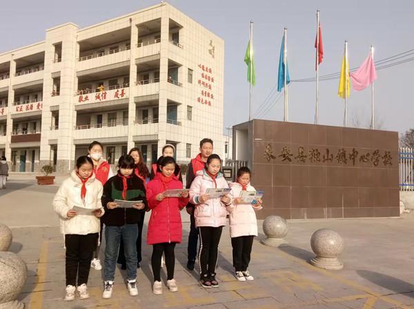 珍爱生命预防溺水来安县独山镇中心学校开展防溺水宣传志愿服务活动