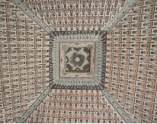 ▲初唐莫高窟第333窟藻井