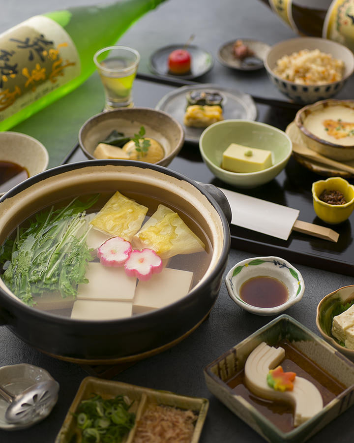 莲月茶屋的各种豆腐料理     rengetudyaya官网 图