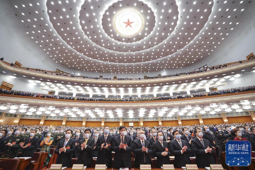 3月5日，第十三届全国人民代表大会第五次会议在北京人民大会堂开幕。新华社记者 邢广利 摄