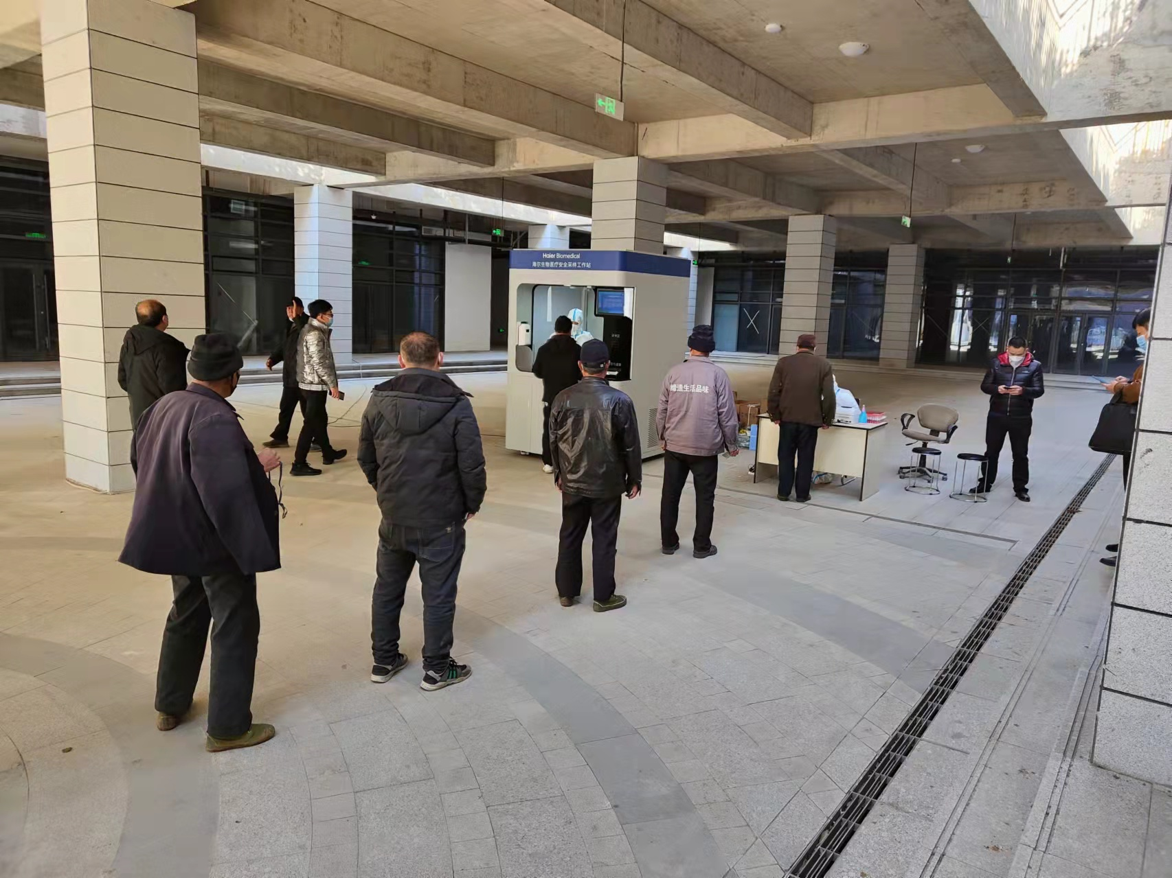 湛山广场莱西旅居史核酸采样专用点