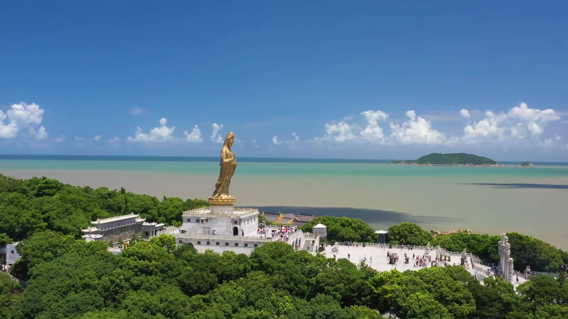 普陀山风景图片全貌图片