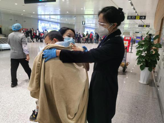 长春机场的“馨服务 新明星”