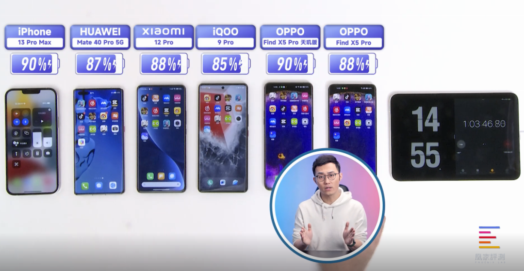 旗舰手机续航测试