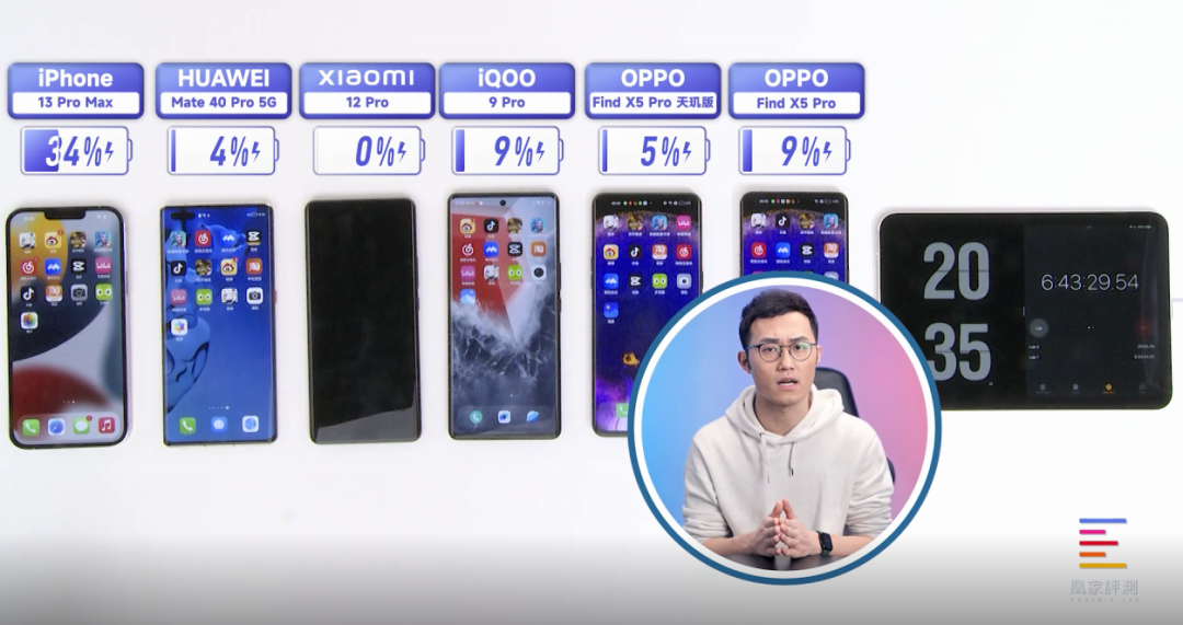 旗舰手机续航测试