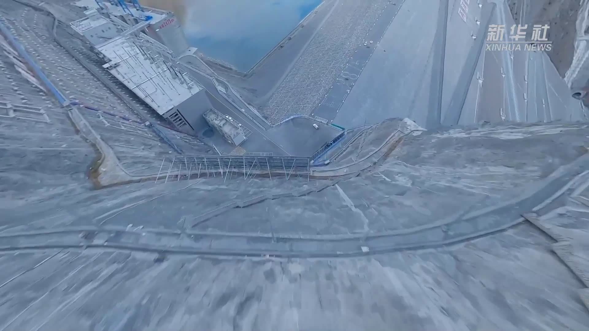 高峡出平湖！80秒全景展现雅砻江两河口水电站