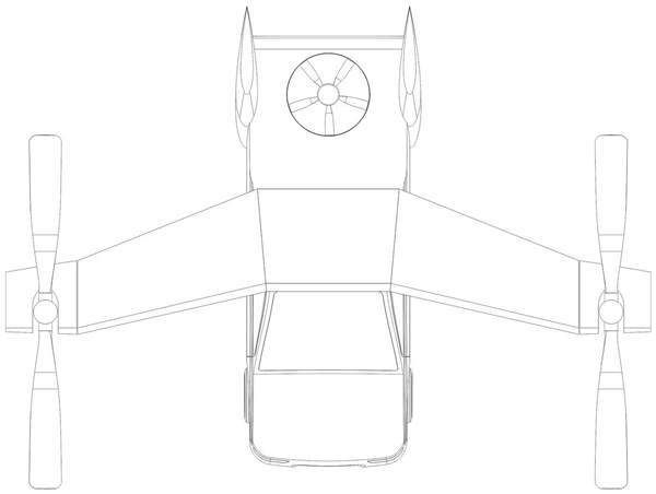 小鵬上天了！新款飛行汽車專利曝光：雙螺旋槳、可折疊