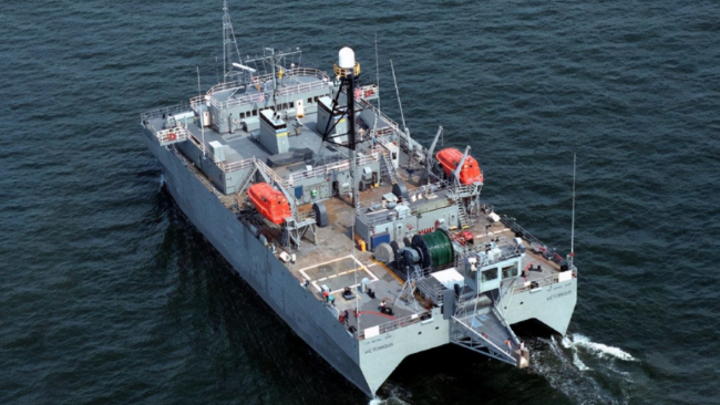 为潜艇打前站 美军3艘侦察船在南海高强度作业