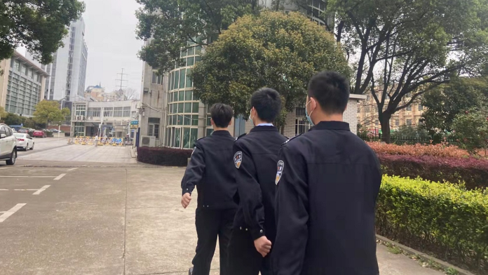 江西机电职院保卫处：担当作为严防控 日夜坚守保平安