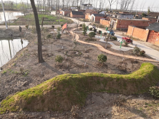 息县彭店乡:小游园扮靓美丽乡村__凤凰网