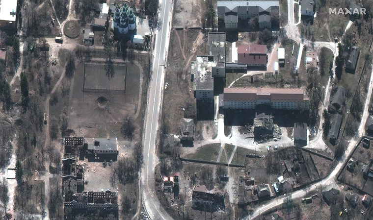乌克兰卫星地图图片