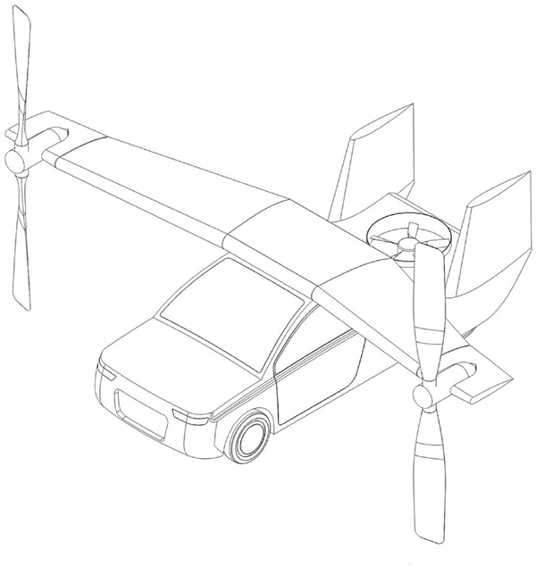 小鵬上天了！新款飛行汽車專利曝光：雙螺旋槳、可折疊