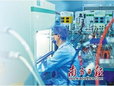 东莞菲鹏生物员工坚守岗位一线推进项目研发。吴宇轩 摄