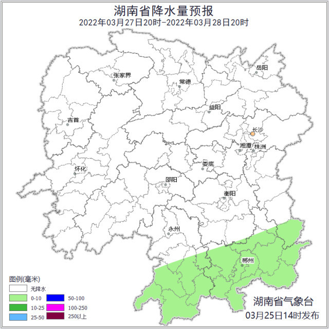 未来一周湖南阴雨仍频繁 气温多起伏