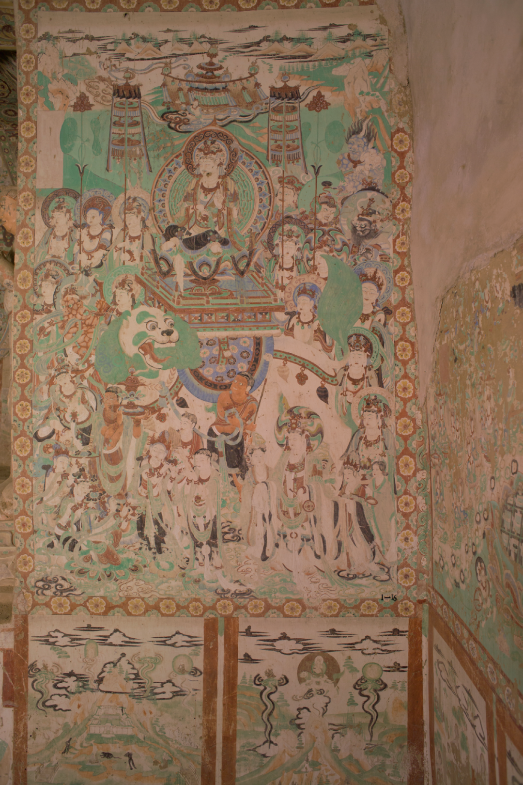 莫高窟第159窟 文殊变 中唐