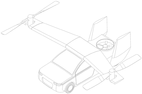 小鵬上天了！新款飛行汽車專利曝光：雙螺旋槳、可折疊