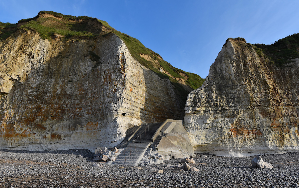 滨海瓦朗日维尔的悬崖