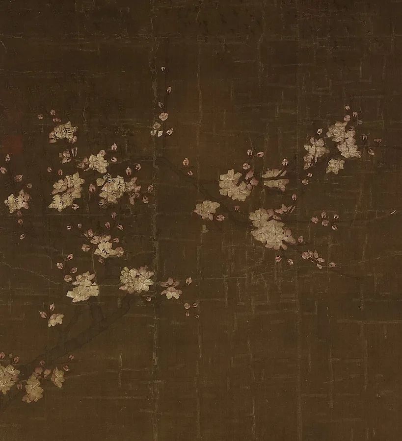 宋 钱选 《画鹅》轴(局部) 台北故宫博物院藏