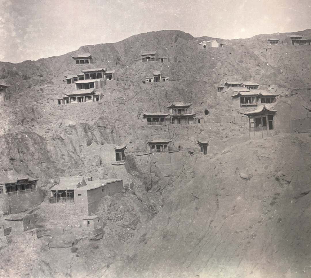 文殊山后山谷寺外景(20世纪50年代拍摄,庐江草堂 藏)