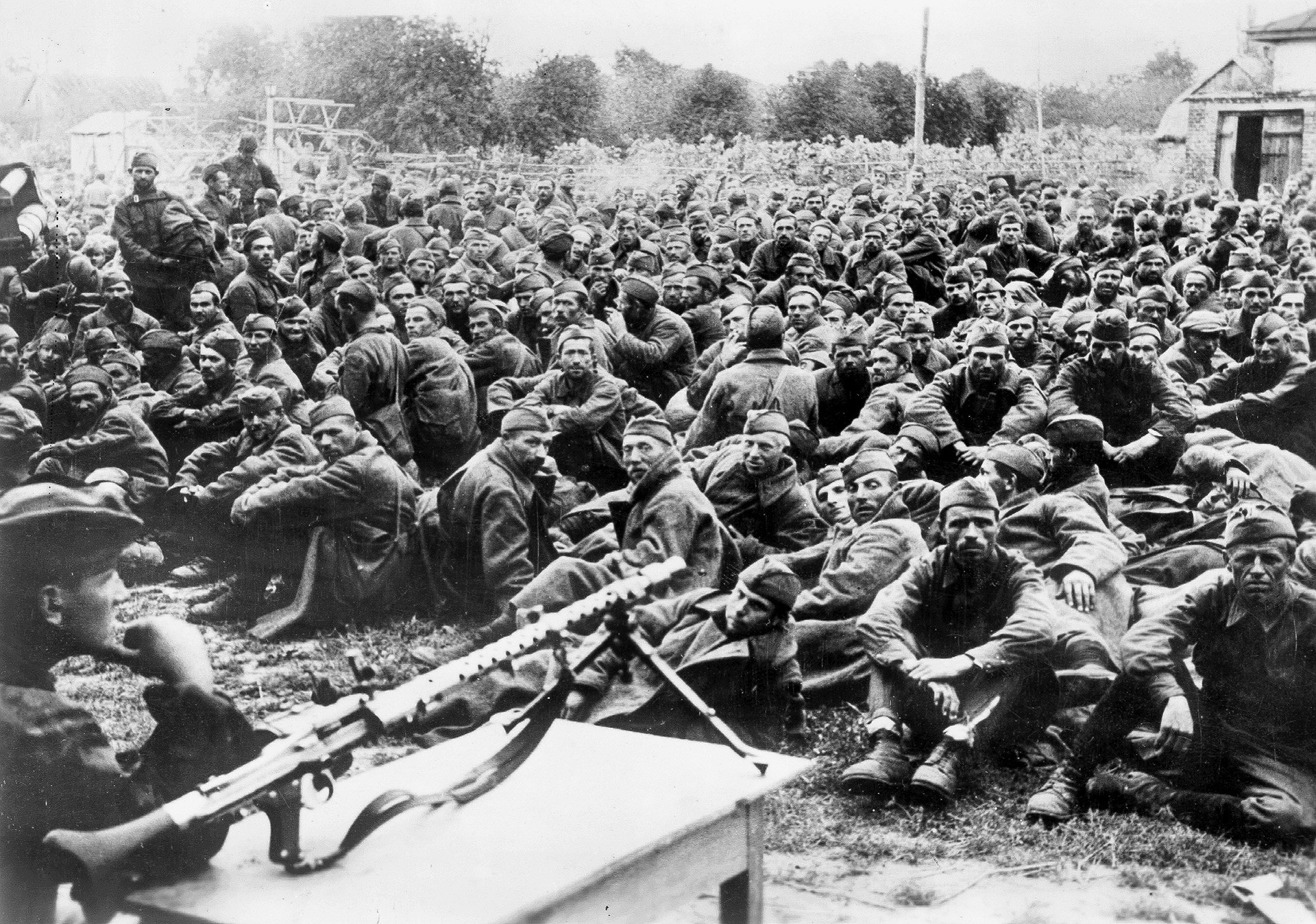 1941年基辅战役中被俘的苏军官兵