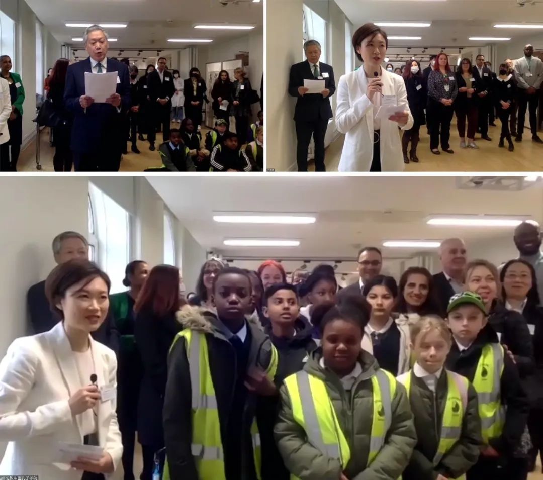 “文明互鉴——大哉孔子•中国画名家作品欧洲巡展”开幕式英国现场