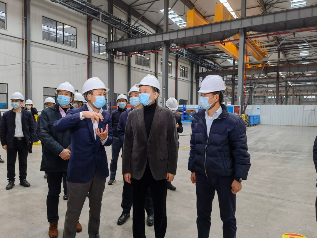 汤飞帆来到宁波建新华谊铝业有限公司,东方日升新能源股份有限公司