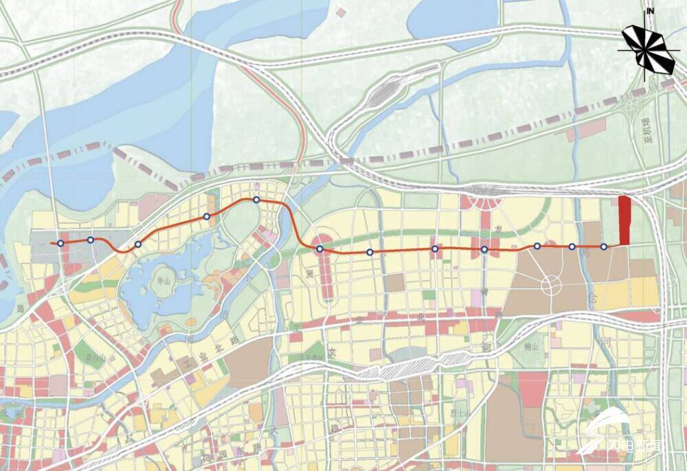 濟南地鐵9號線來了一期工程及4號線部分站點規劃公佈