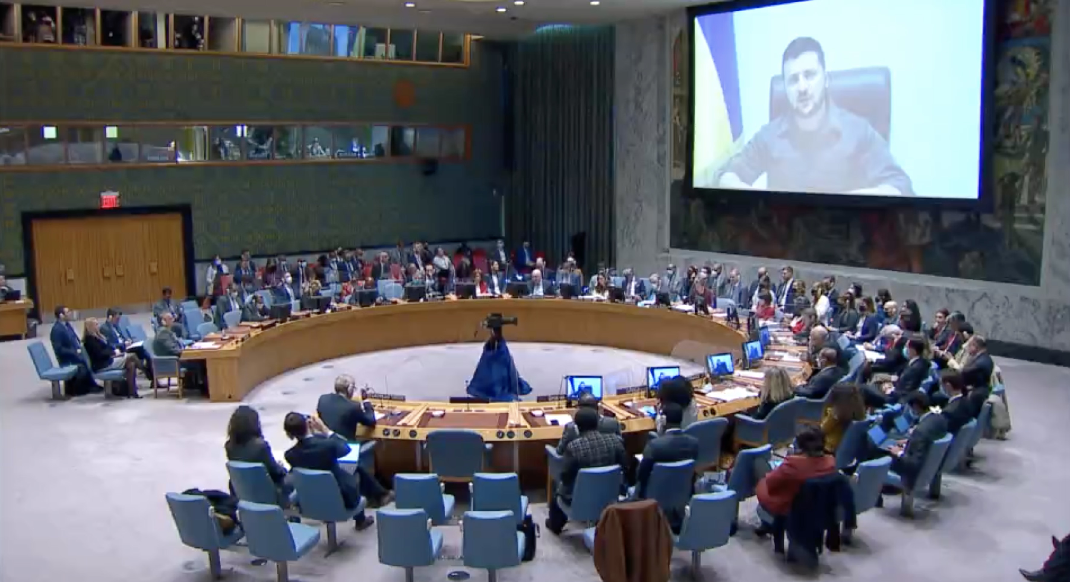 泽连斯基联合国安理会再谈布恰事件 俄方代表否认