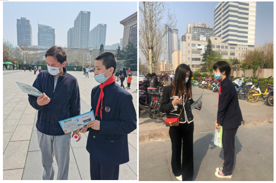 石家庄第二外国语学校：垃圾分类放、美丽石家庄