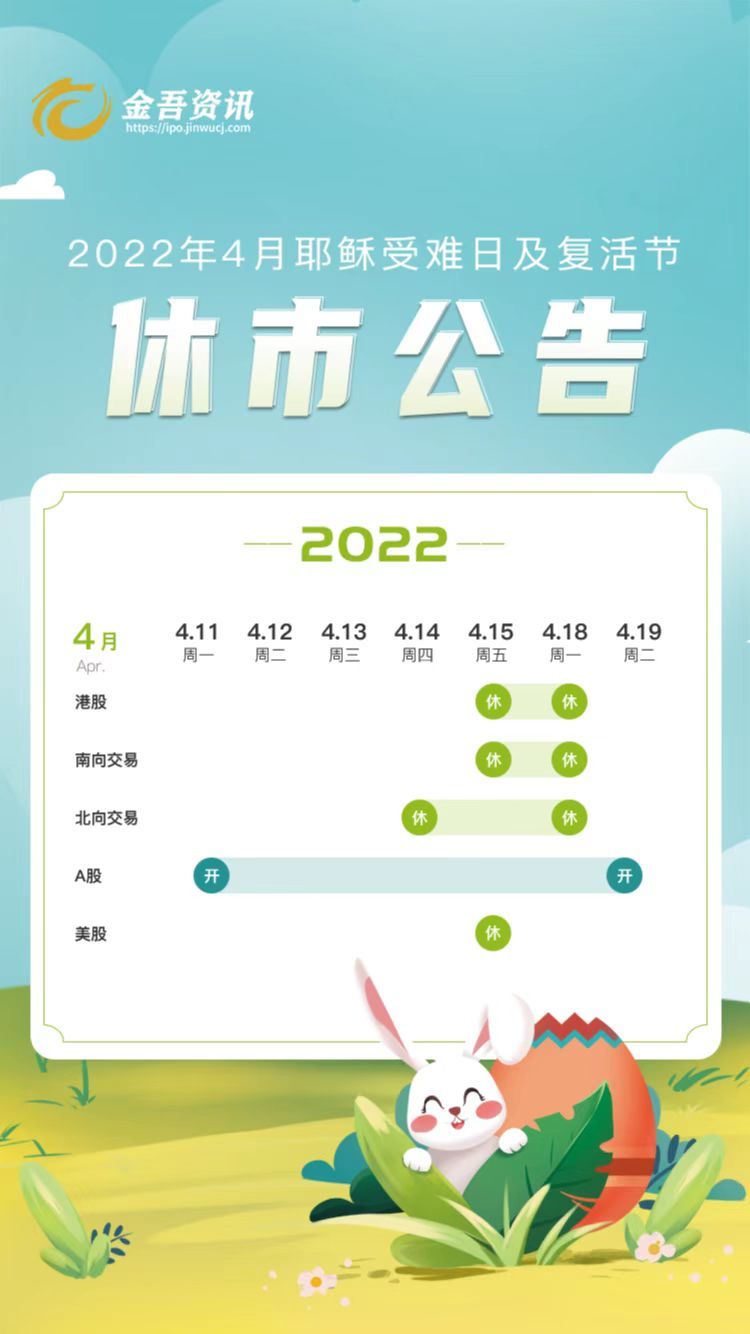 休市安排】耶稣受难节与复活节临近港股市场连周末共休市4日_凤凰网