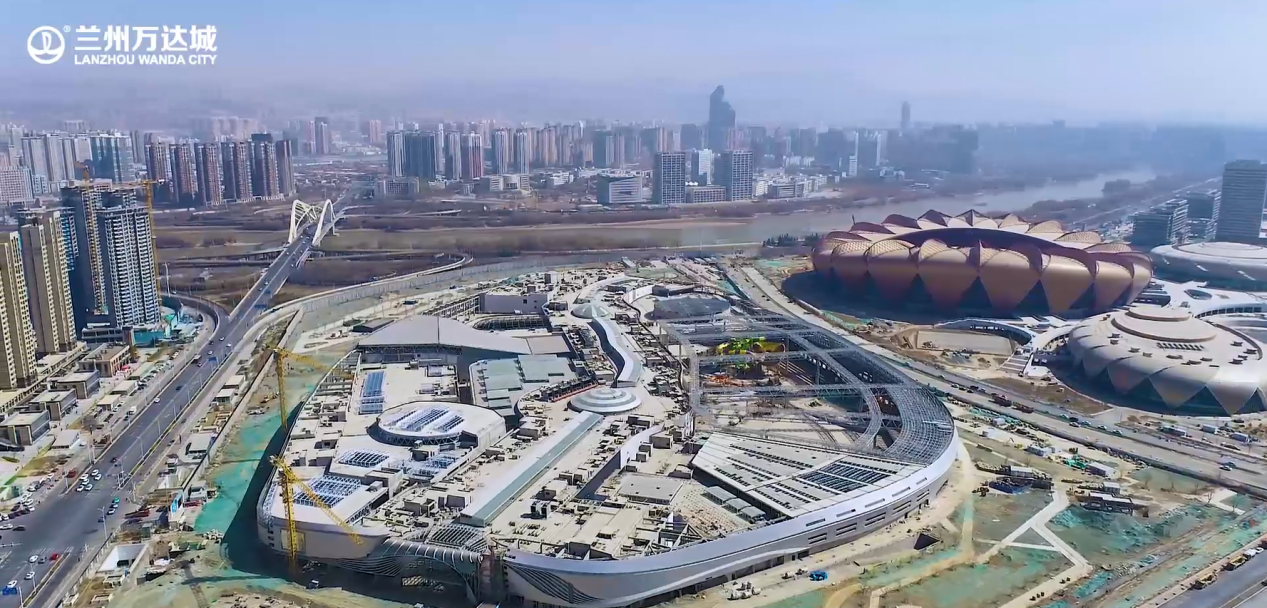 万达茂建设状况实景图