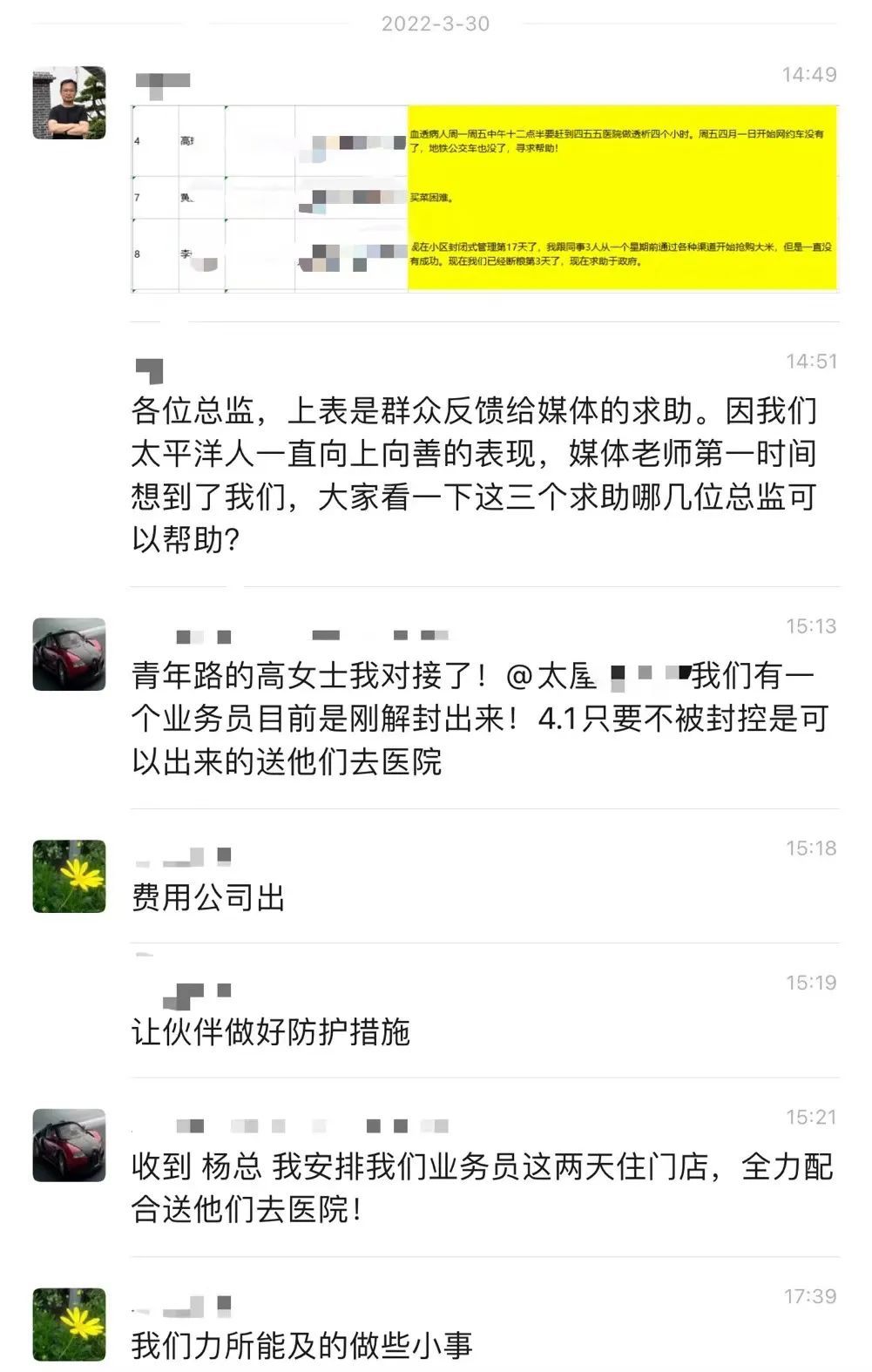 这家上海公司3700名员工志愿送菜跑腿 公司 支持 7天可获额外年假 