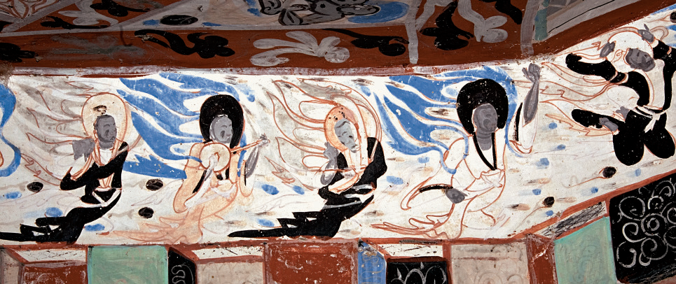 莫高窟第290窟北壁上部飞天