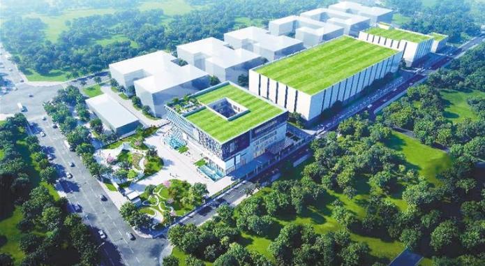 西安沣京医疗科技产业园项目效果图 鄠邑区供图