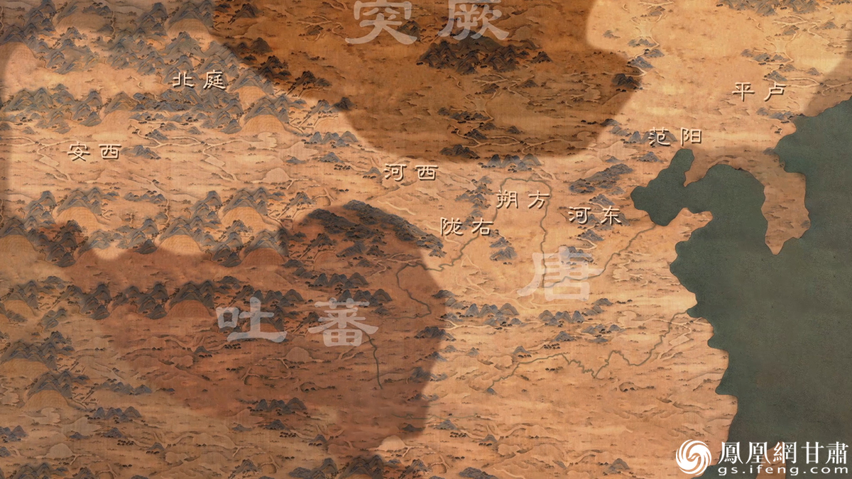 唐朝时期的大致版图 武威市文体广电和旅游局供图